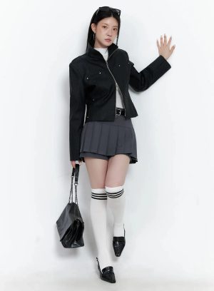 Pleated Mini Skort IS508