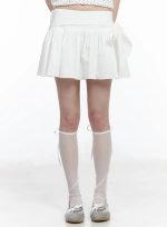 Wrap Flare Mini Skirt CM524
