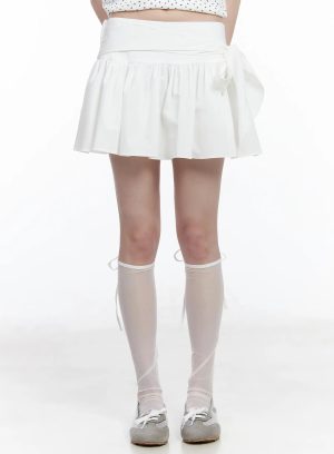 Wrap Flare Mini Skirt CM524