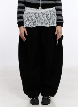 Lace Layered Wrap Skirt CS524