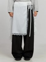 Lace Overlay Skirt IJ505
