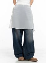 Basic Layered Midi Skirt CC1109